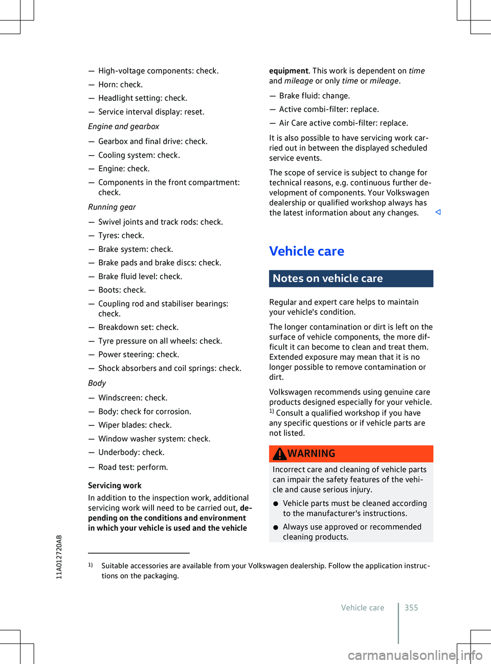 VOLKSWAGEN ID.5 2022  Owners Manual 