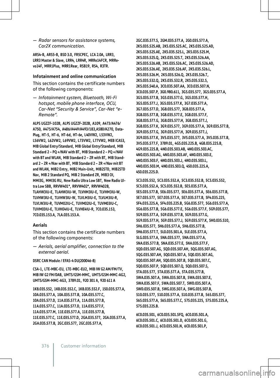 VOLKSWAGEN ID.5 2022  Owners Manual 