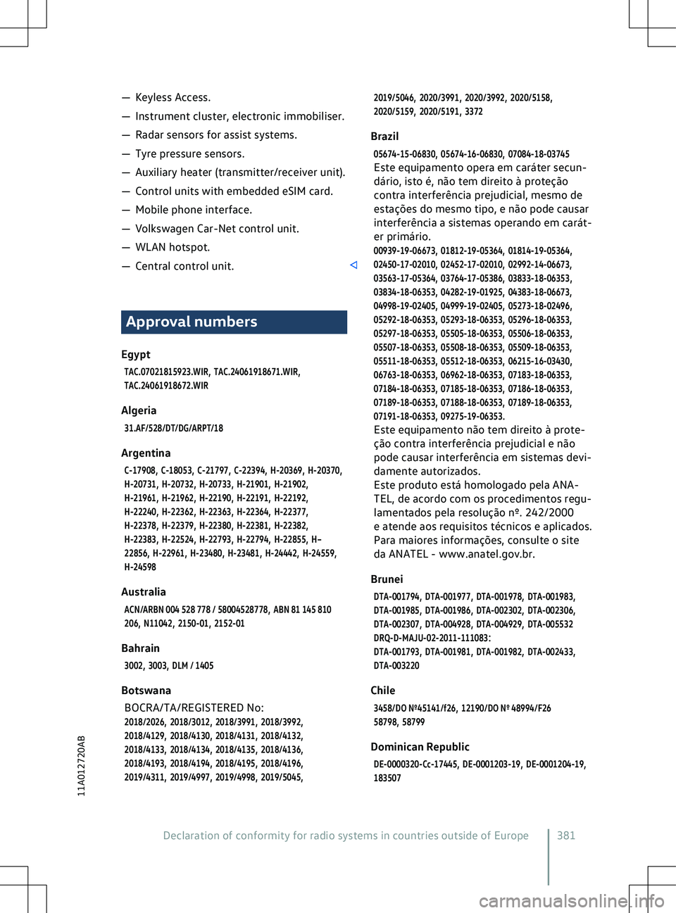 VOLKSWAGEN ID.5 2022  Owners Manual 