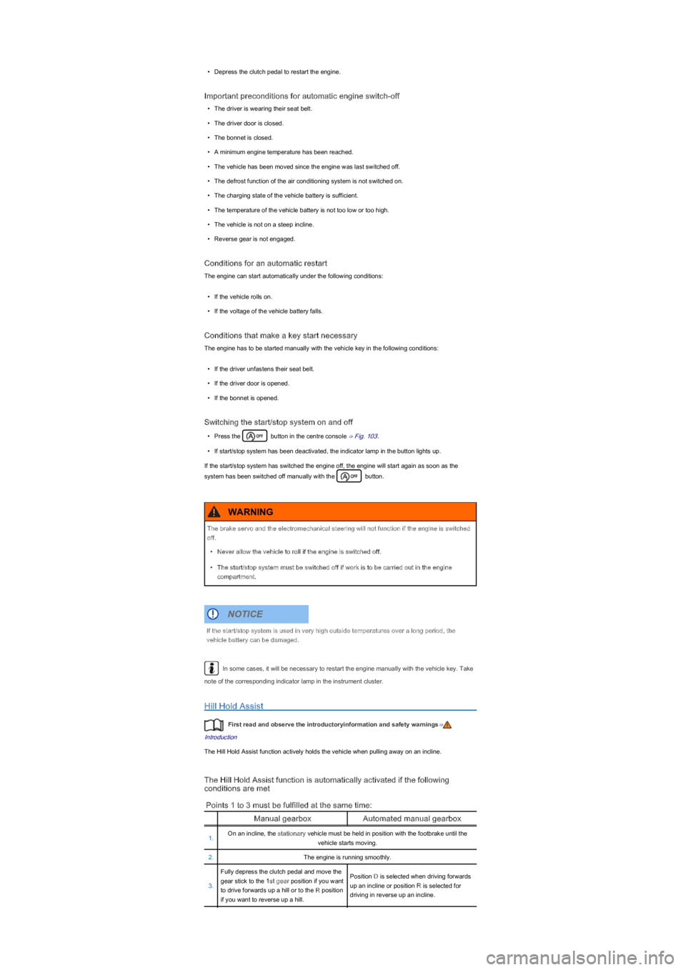 VOLKSWAGEN UP! 2015  Owners Manual \f