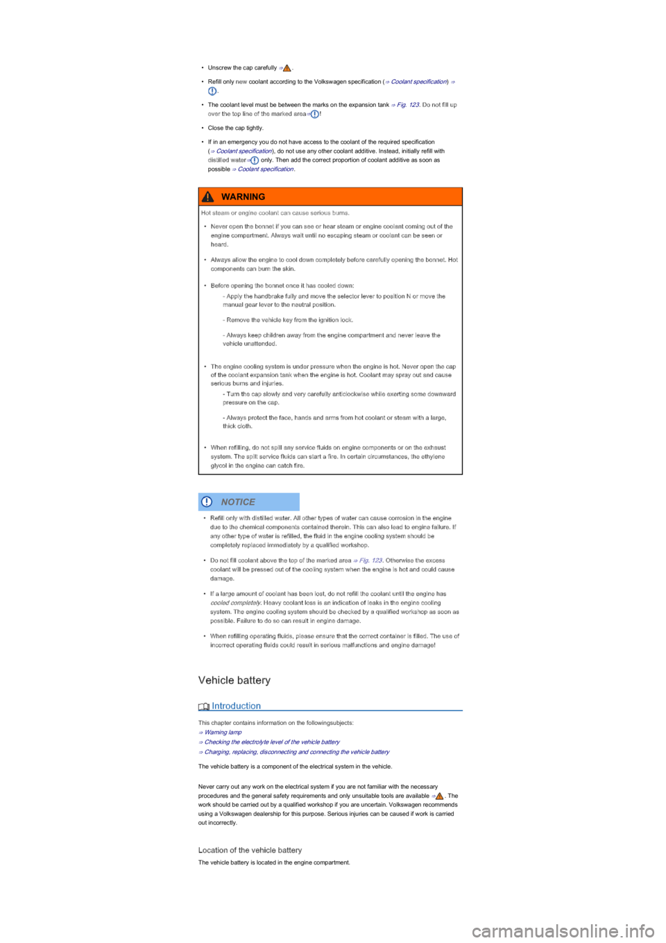 VOLKSWAGEN UP! 2015  Owners Manual \f