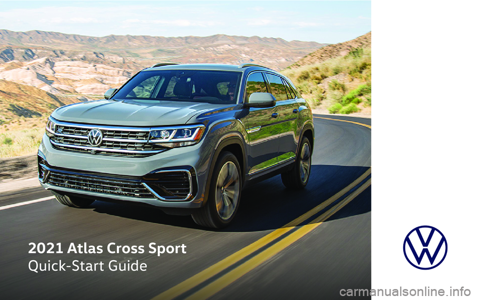 VOLKSWAGEN ATLAS CROSS SPORT 2021  Owners Manual 