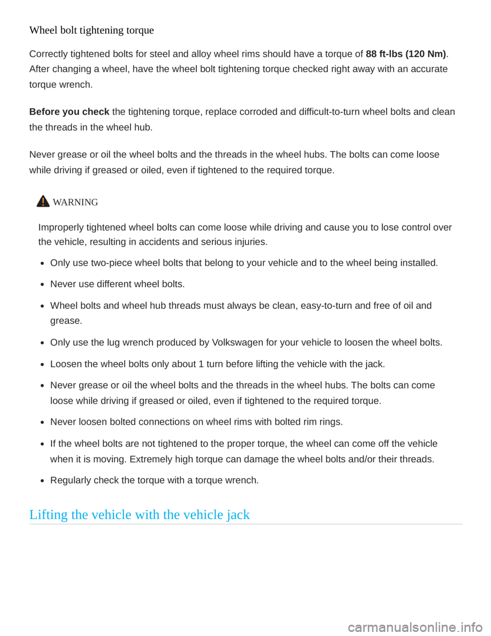 VOLKSWAGEN ATLAS 2022 Owners Manual VOLKSWAGEN ATLAS 2022 Owners Manual