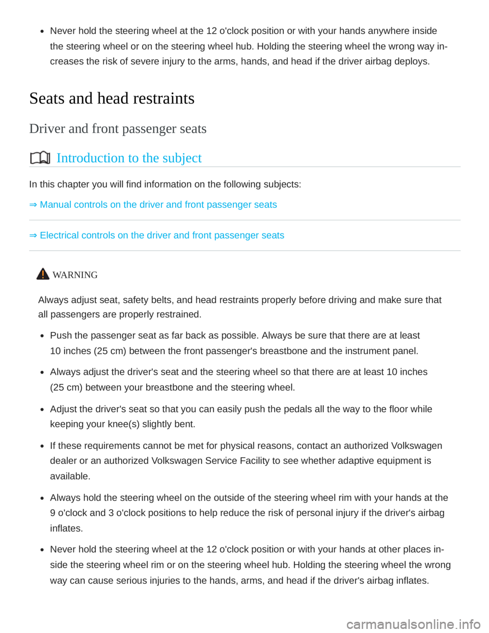 VOLKSWAGEN ATLAS 2021  Owners Manual 