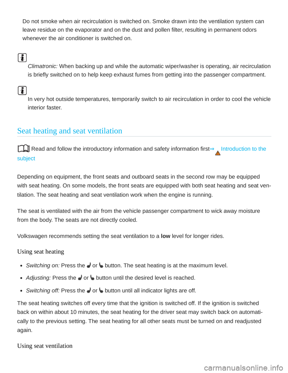 VOLKSWAGEN ATLAS 2020  Owners Manual 