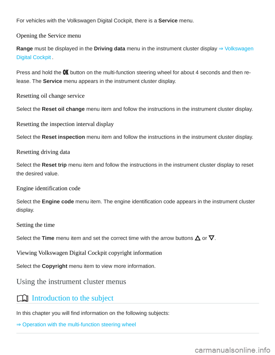 VOLKSWAGEN ATLAS 2020 Service Manual VOLKSWAGEN ATLAS 2020 Service Manual