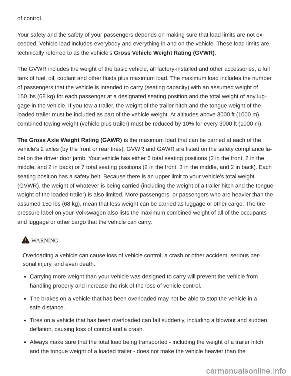 VOLKSWAGEN ATLAS 2020 Owners Manual VOLKSWAGEN ATLAS 2020 Owners Manual
