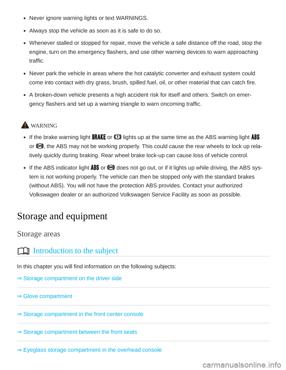 VOLKSWAGEN ATLAS 2018  Owners Manual 