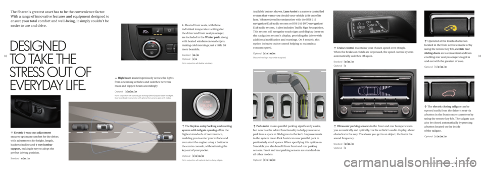 VOLKSWAGEN SHARAN 2020 User Guide S model | S 