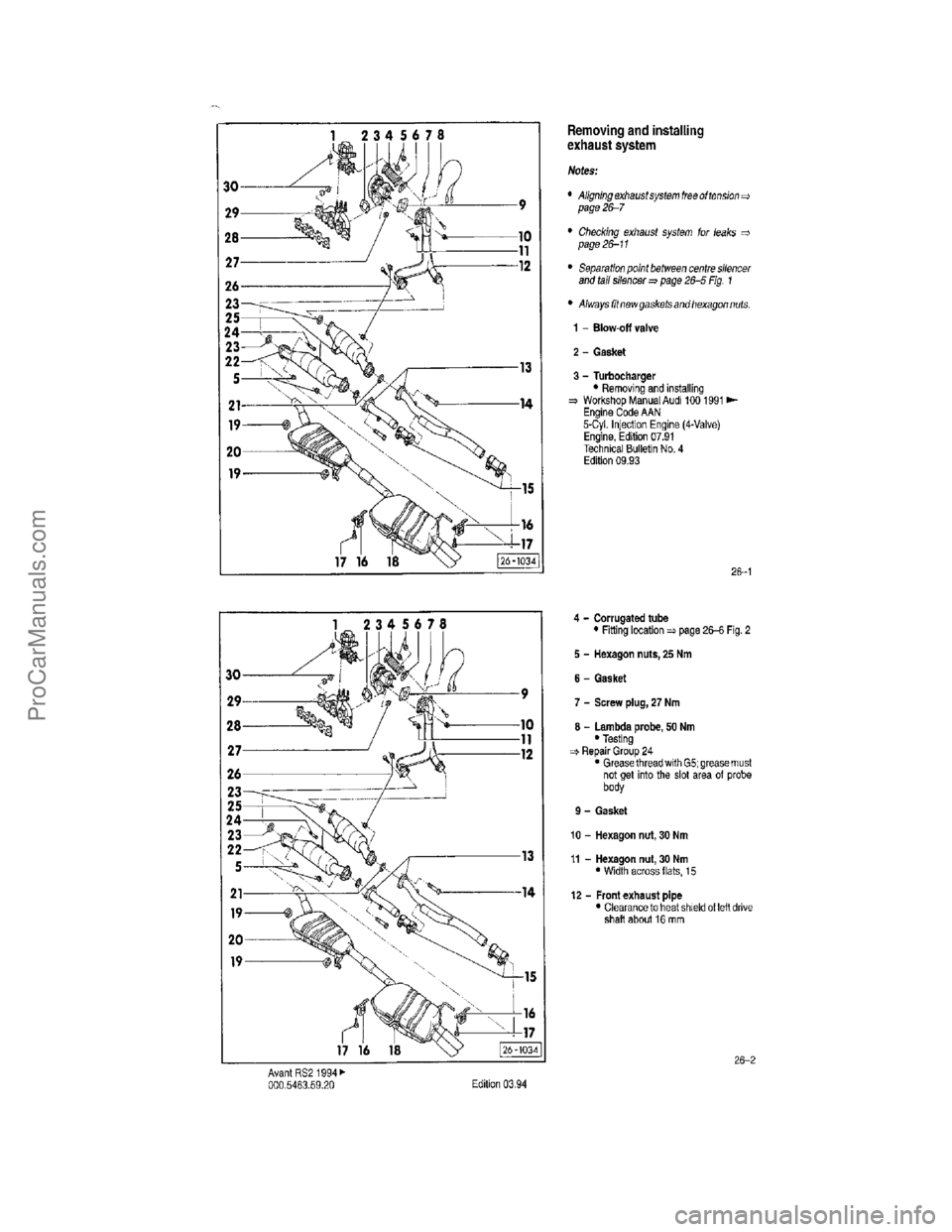 VOLKSWAGEN AVANT 1994 Owners Guide ProCarManuals.com VOLKSWAGEN AVANT 1994 Owners Guide ProCarManuals.com