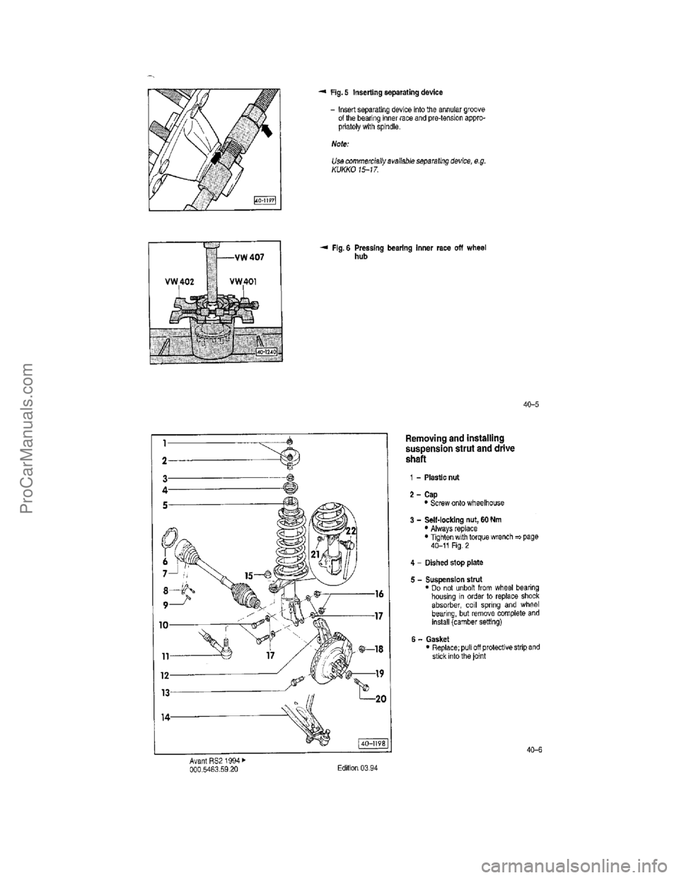 VOLKSWAGEN AVANT 1994 Service Manual ProCarManuals.com VOLKSWAGEN AVANT 1994 Service Manual ProCarManuals.com