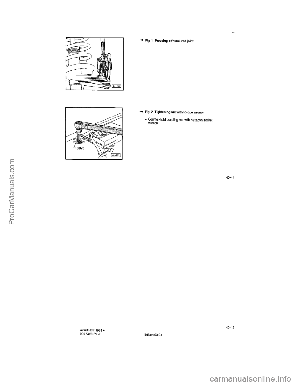 VOLKSWAGEN AVANT 1994 Service Manual ProCarManuals.com VOLKSWAGEN AVANT 1994 Service Manual ProCarManuals.com
