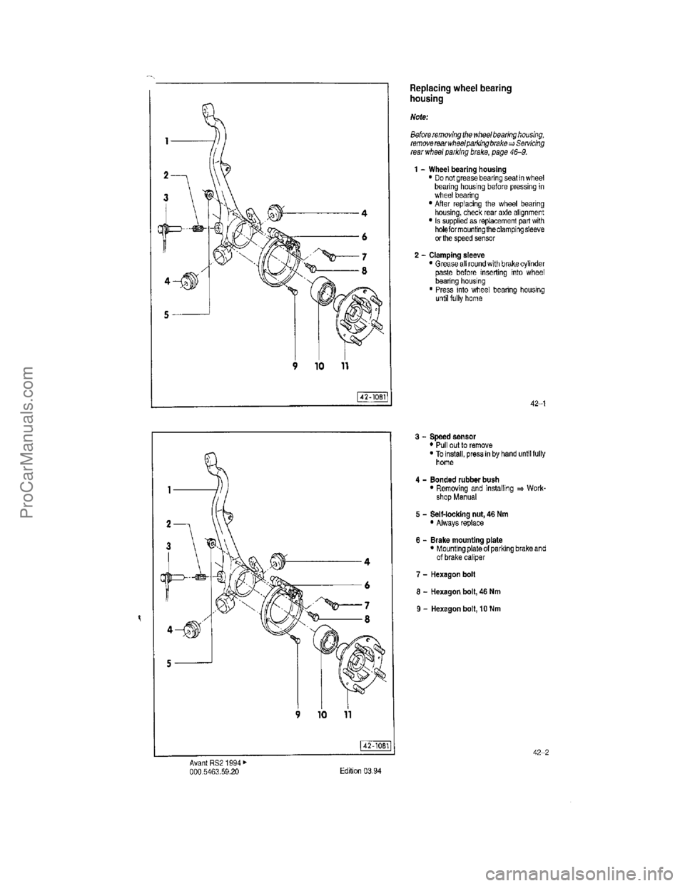 VOLKSWAGEN AVANT 1994 Service Manual ProCarManuals.com VOLKSWAGEN AVANT 1994 Service Manual ProCarManuals.com