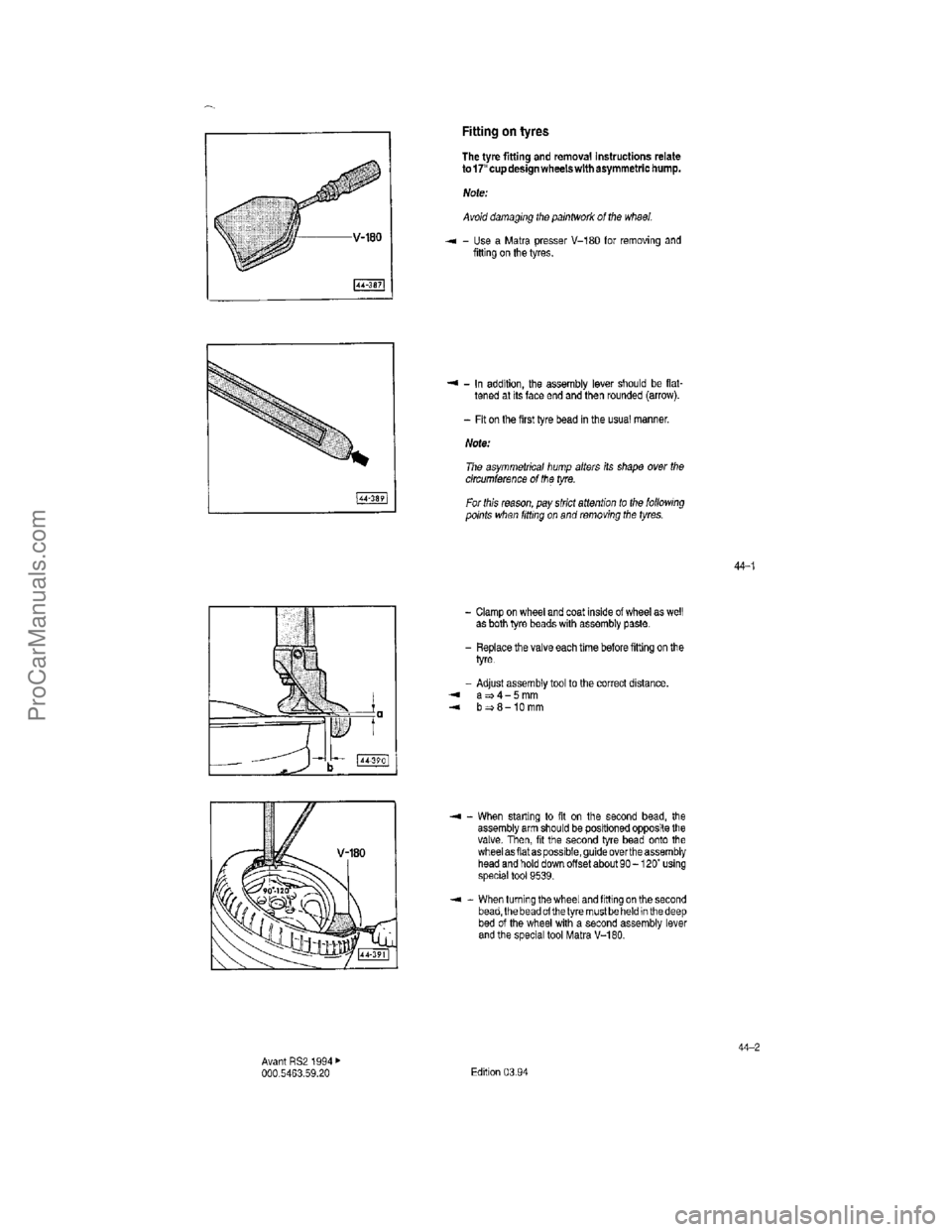 VOLKSWAGEN AVANT 1994 Service Manual ProCarManuals.com VOLKSWAGEN AVANT 1994 Service Manual ProCarManuals.com
