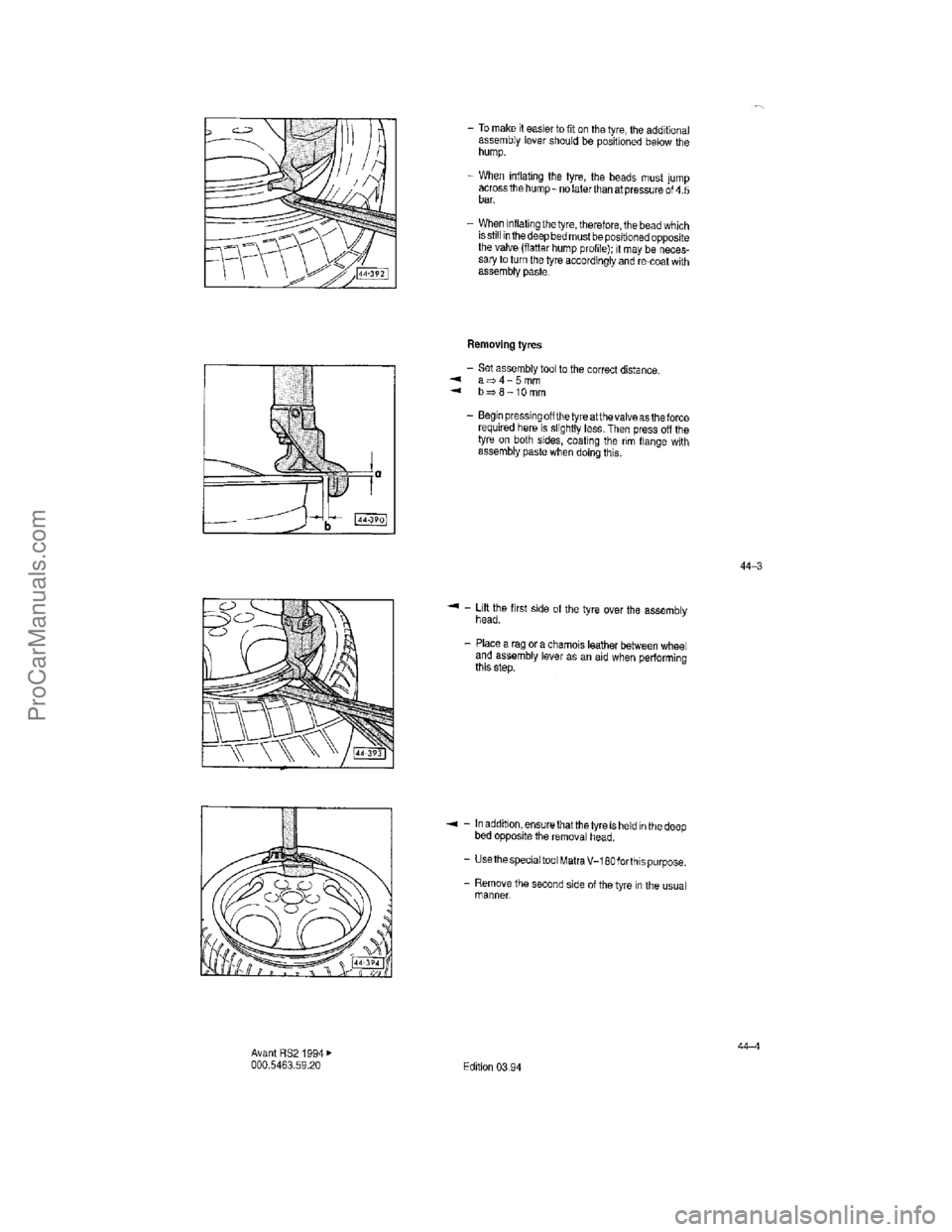 VOLKSWAGEN AVANT 1994 Service Manual ProCarManuals.com VOLKSWAGEN AVANT 1994 Service Manual ProCarManuals.com