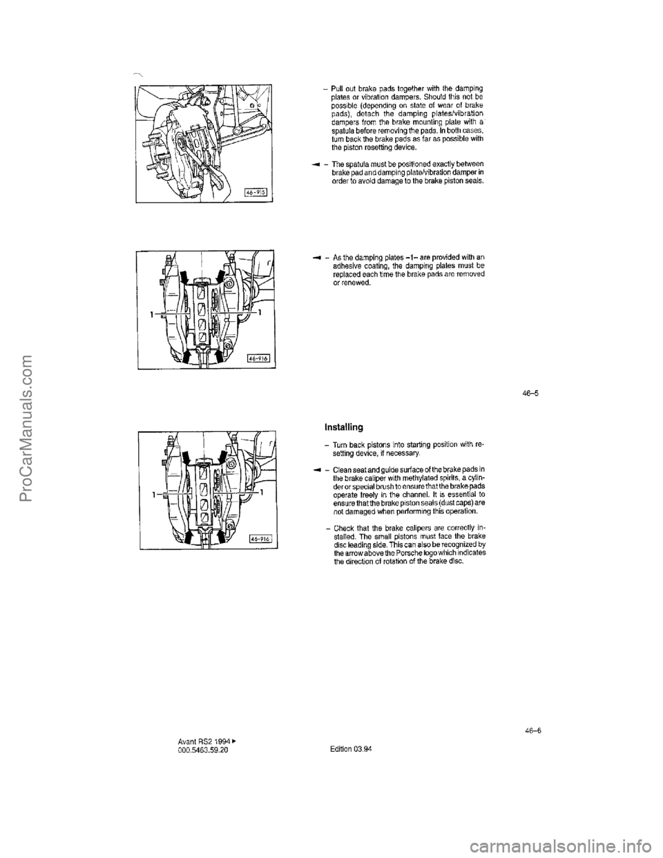 VOLKSWAGEN AVANT 1994 Repair Manual ProCarManuals.com VOLKSWAGEN AVANT 1994 Repair Manual ProCarManuals.com