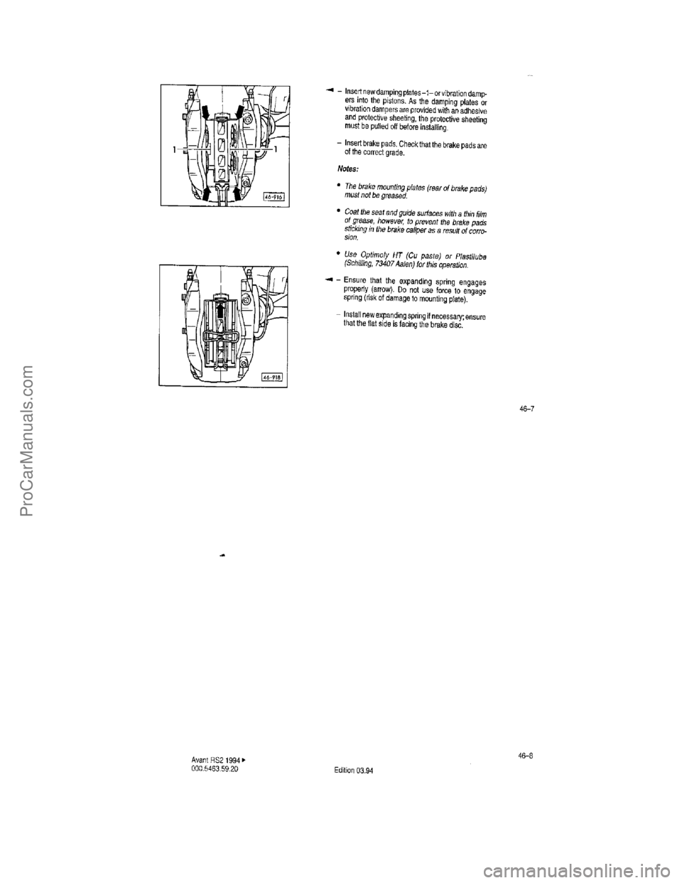 VOLKSWAGEN AVANT 1994 Repair Manual ProCarManuals.com VOLKSWAGEN AVANT 1994 Repair Manual ProCarManuals.com