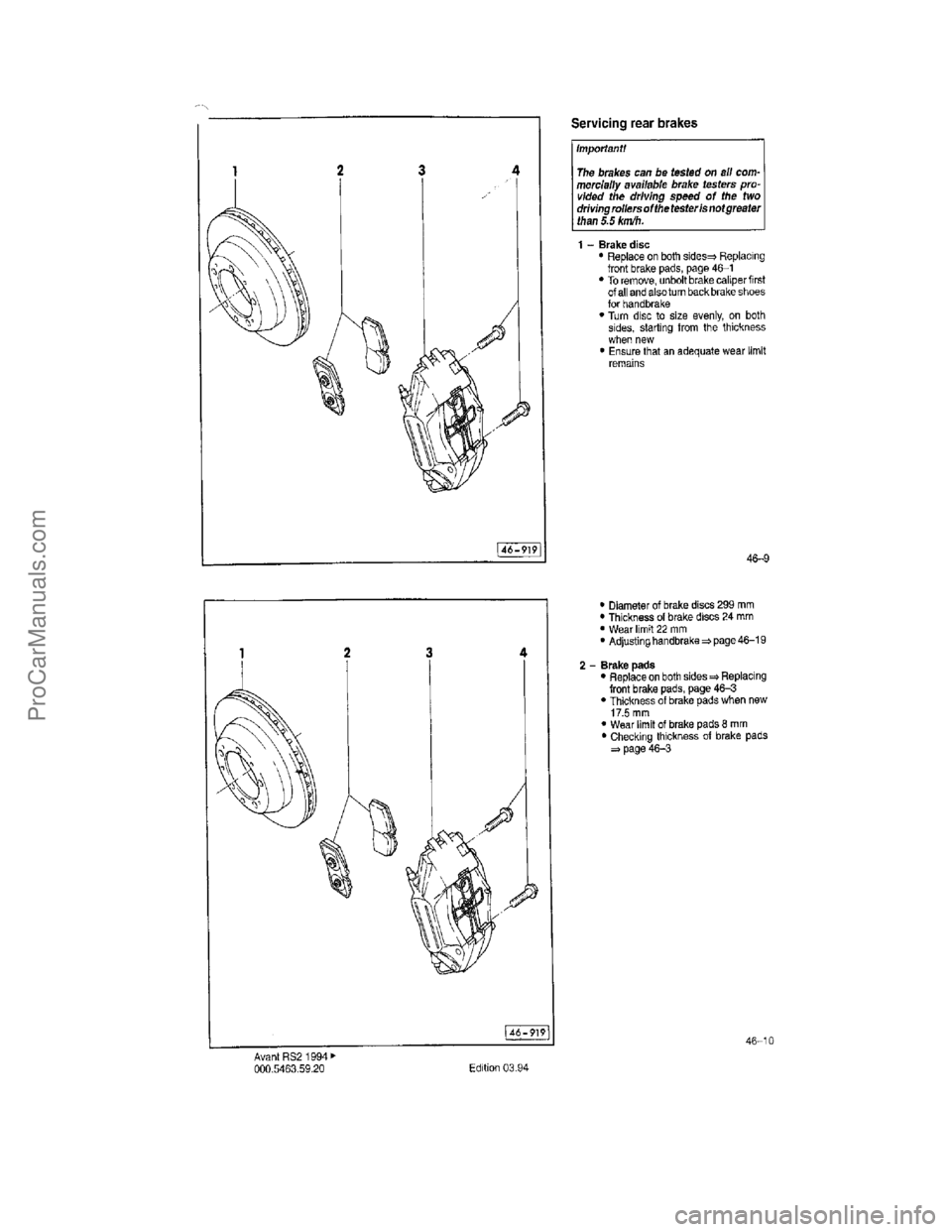 VOLKSWAGEN AVANT 1994 Repair Manual ProCarManuals.com VOLKSWAGEN AVANT 1994 Repair Manual ProCarManuals.com