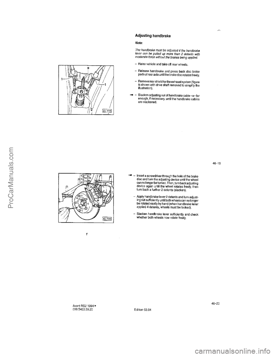 VOLKSWAGEN AVANT 1994 Repair Manual ProCarManuals.com VOLKSWAGEN AVANT 1994 Repair Manual ProCarManuals.com