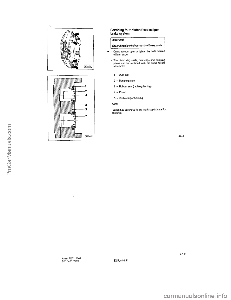 VOLKSWAGEN AVANT 1994 Repair Manual ProCarManuals.com VOLKSWAGEN AVANT 1994 Repair Manual ProCarManuals.com