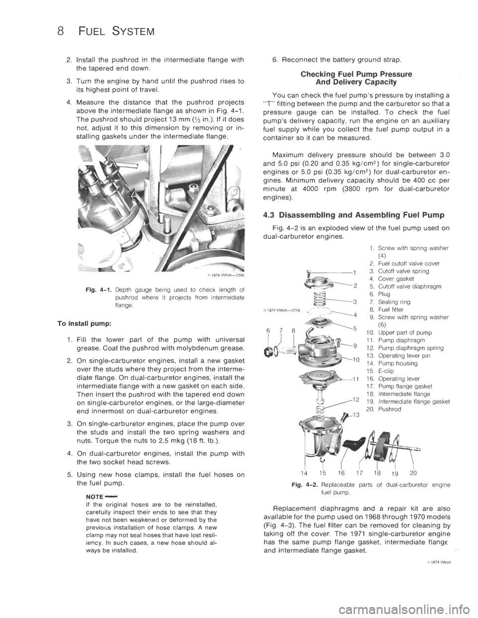 VOLKSWAGEN T2 1968  Service Manual 