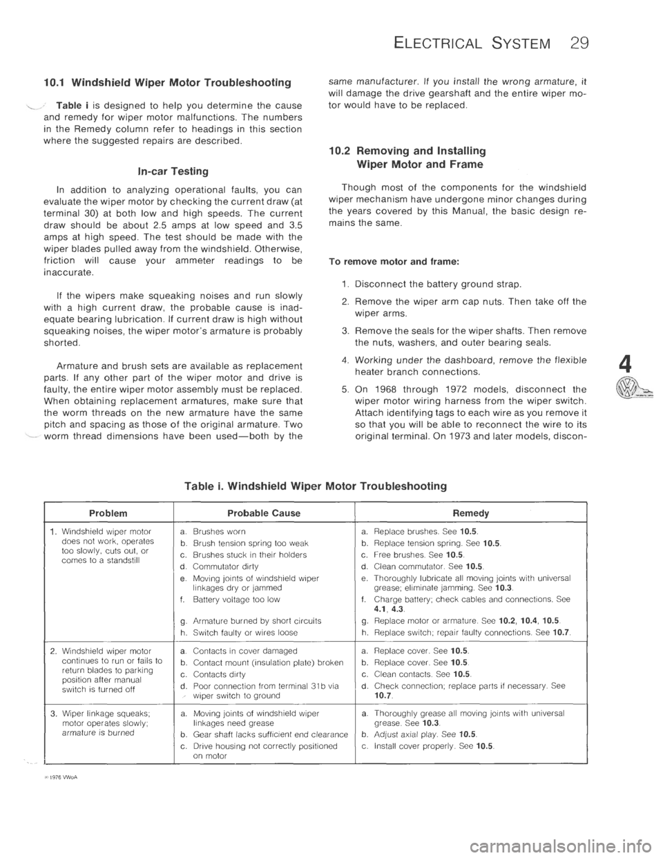 VOLKSWAGEN T2 1968  Service Manual 