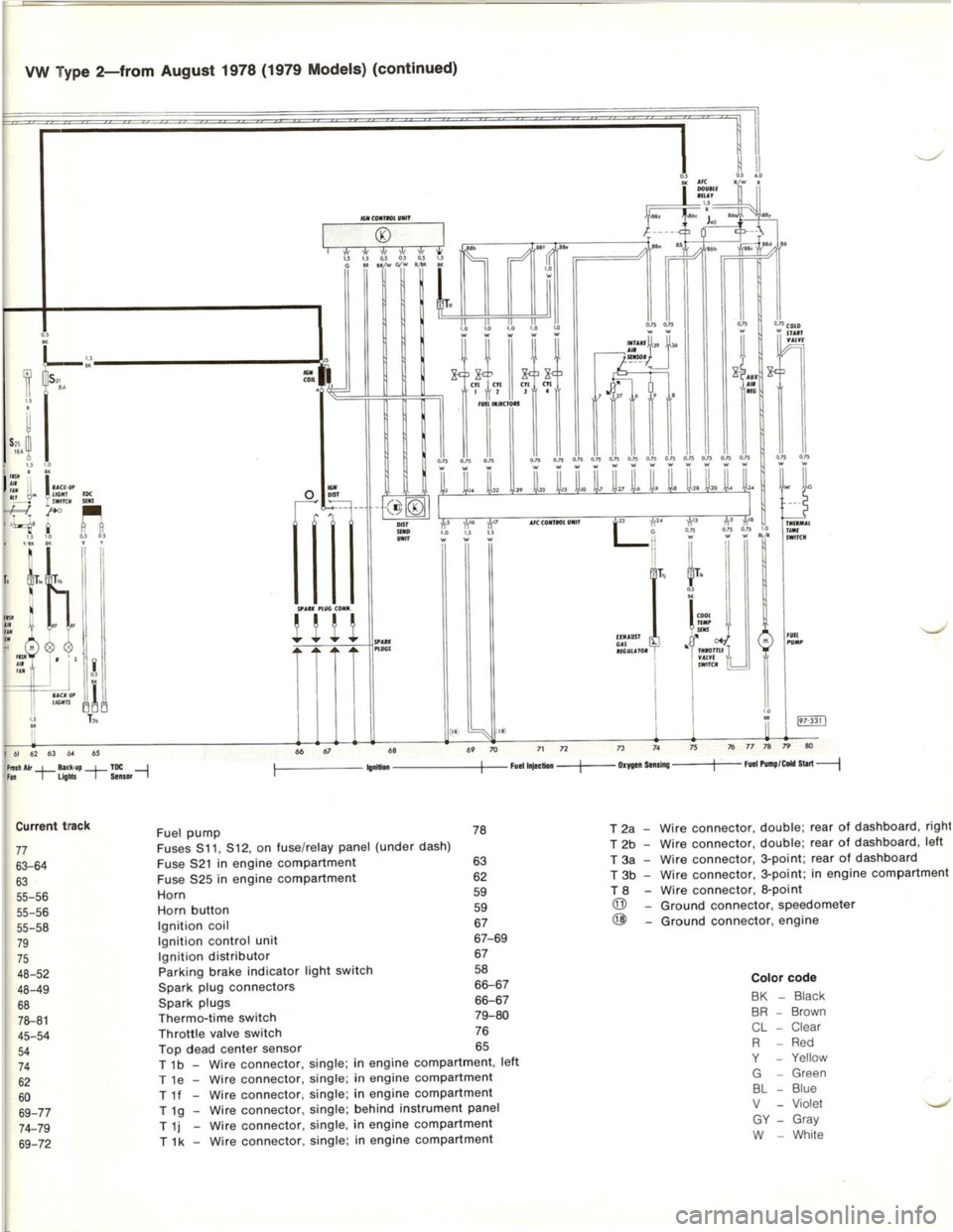 VOLKSWAGEN T2 1968  Service Manual 