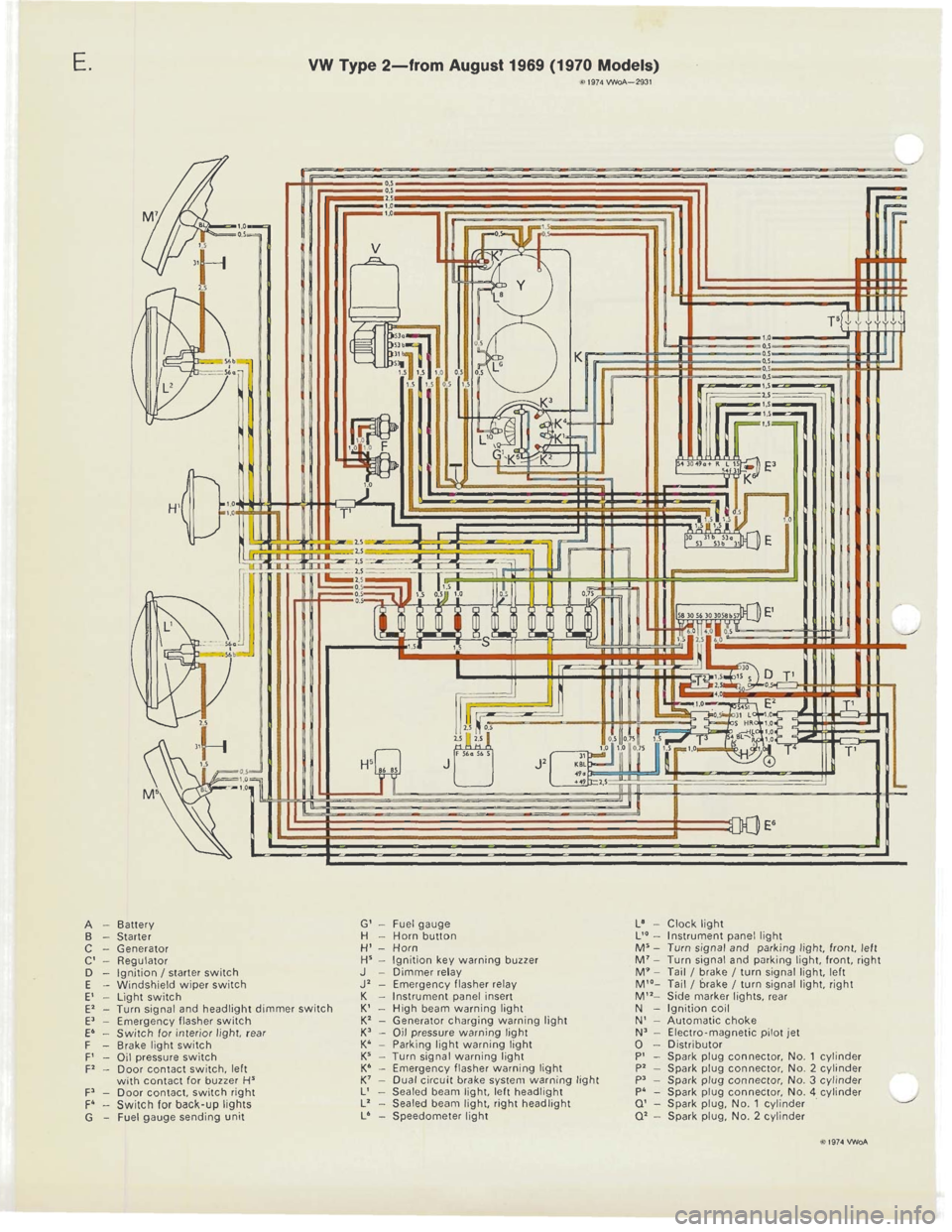 VOLKSWAGEN T2 1968  Service Manual 