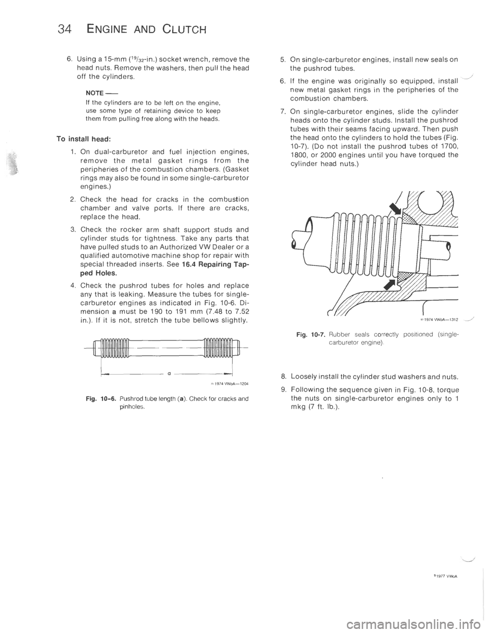 VOLKSWAGEN T2 1968  Service Manual 