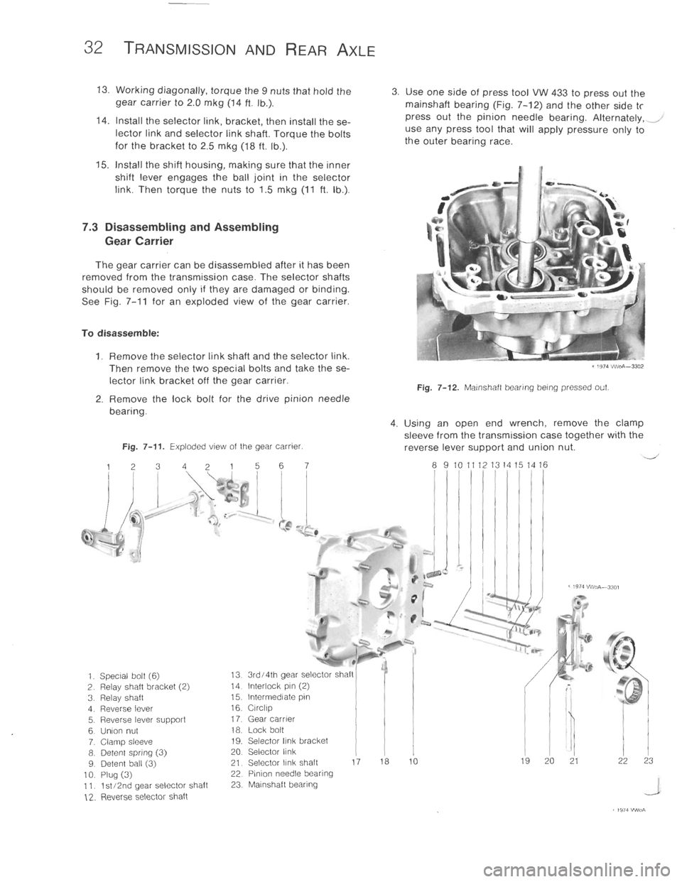 VOLKSWAGEN T2 1968  Service Manual 
