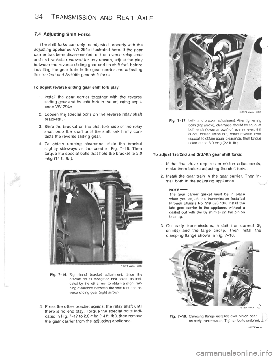 VOLKSWAGEN T2 1968  Service Manual 