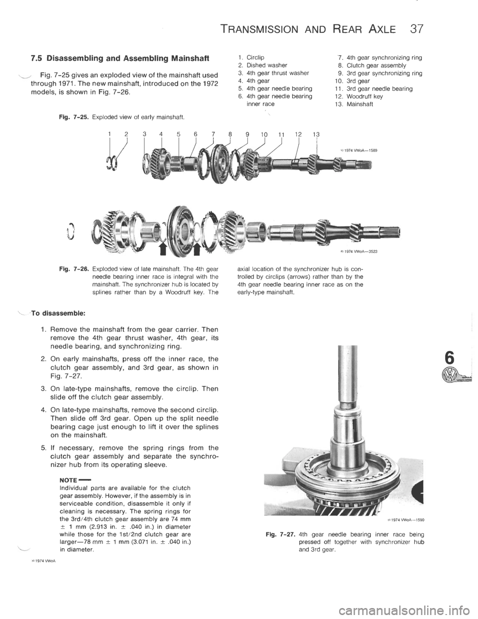 VOLKSWAGEN T2 1968  Service Manual 