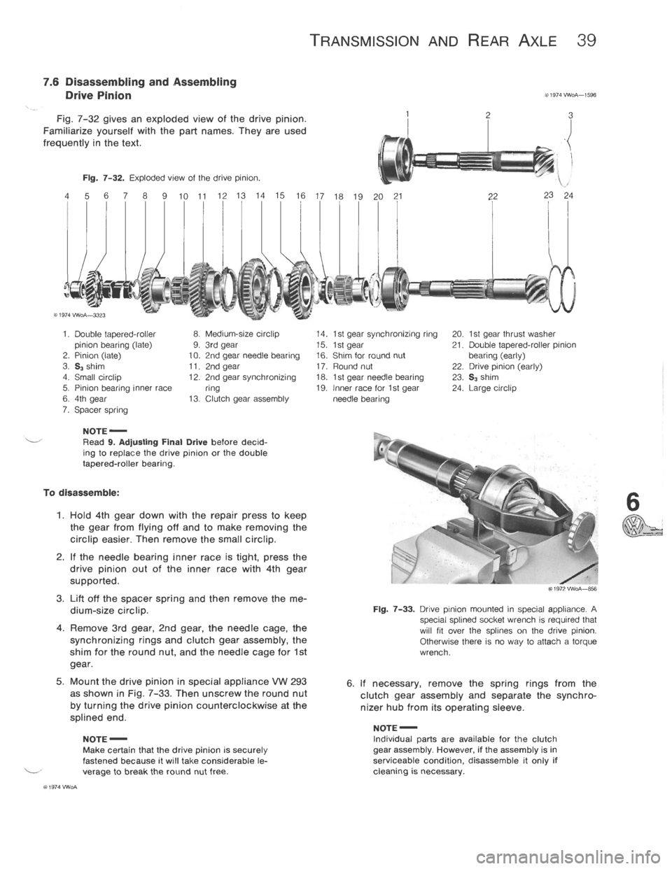 VOLKSWAGEN T2 1968  Service Manual 
