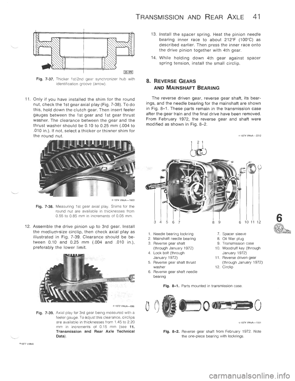 VOLKSWAGEN T2 1968  Service Manual 