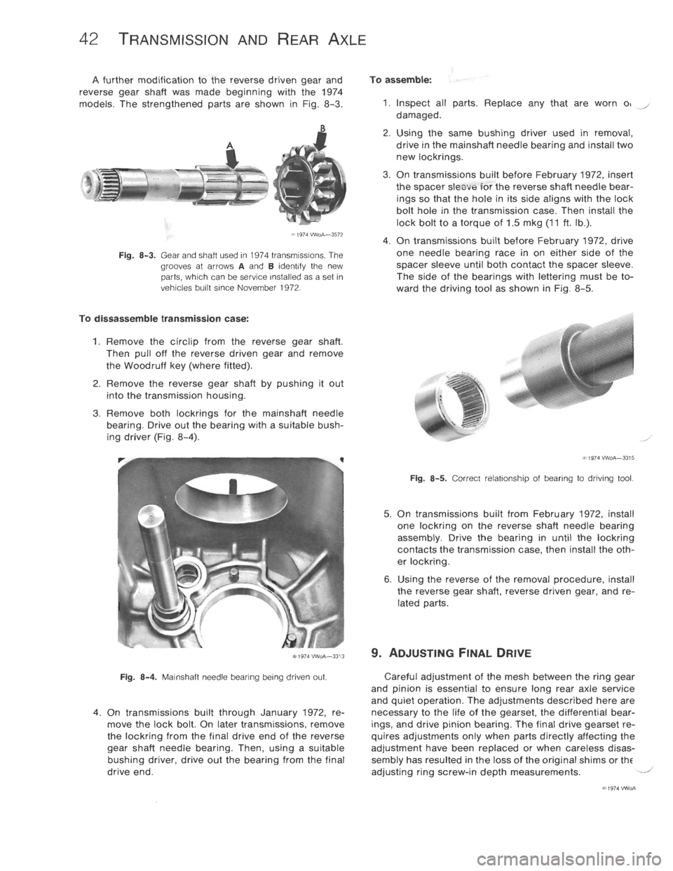VOLKSWAGEN T2 1968  Service Manual 