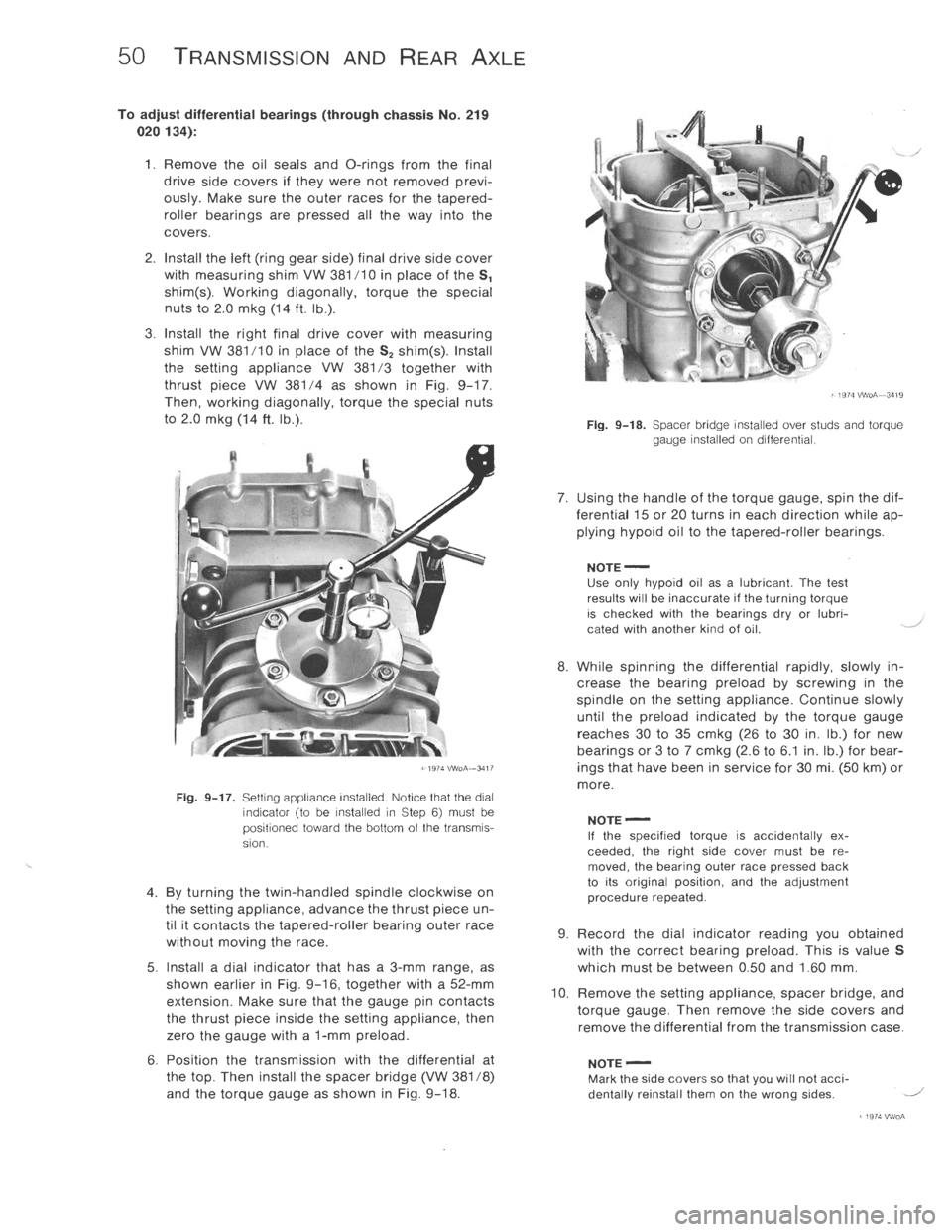 VOLKSWAGEN T2 1968  Service Manual 
