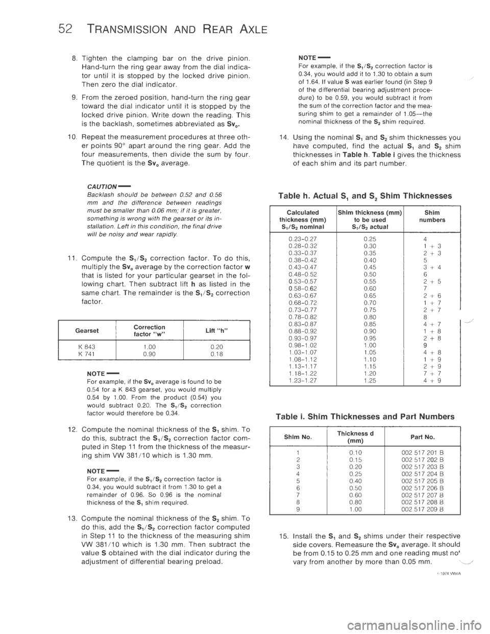 VOLKSWAGEN T2 1968  Service Manual 