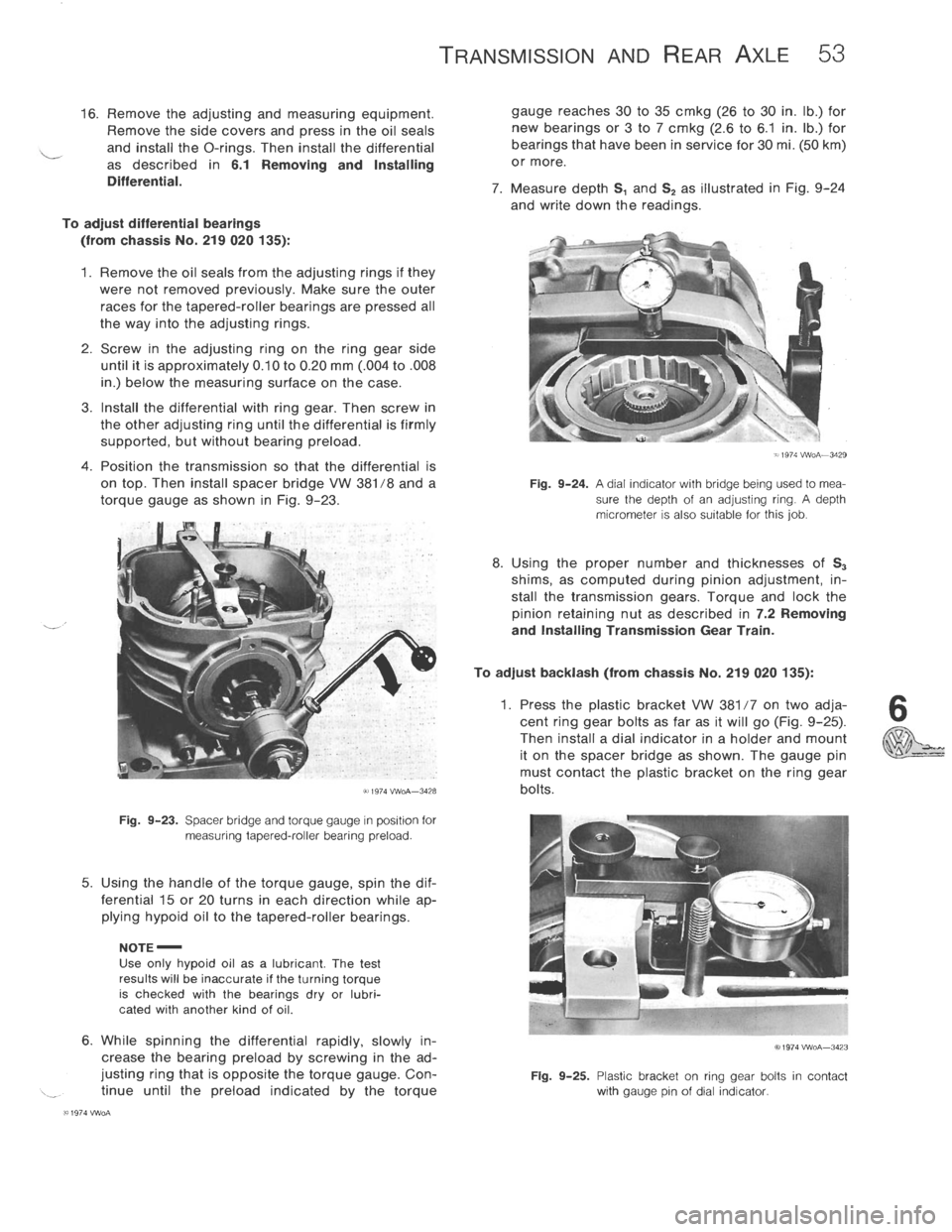 VOLKSWAGEN T2 1968  Service Manual 