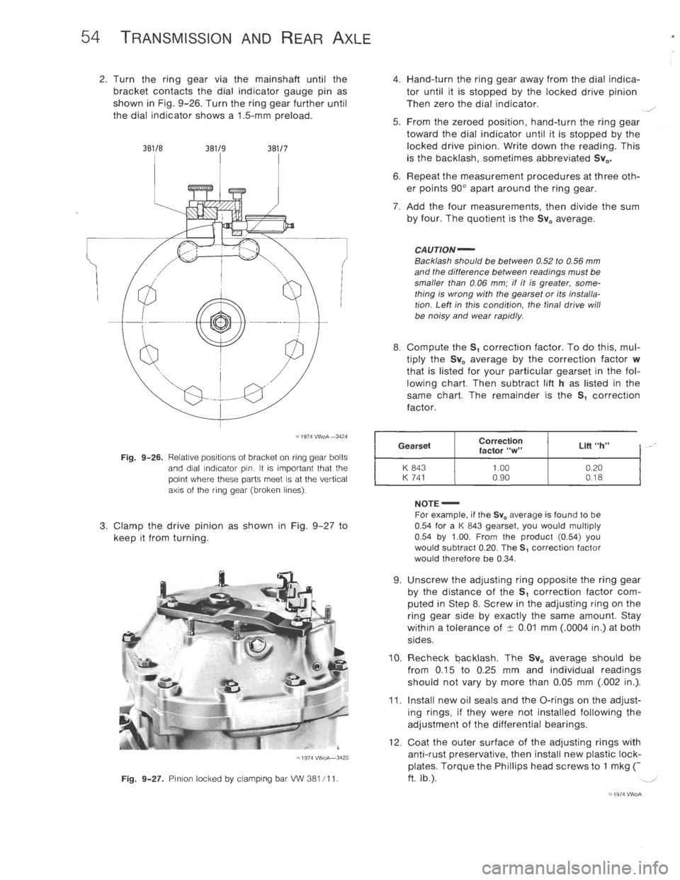 VOLKSWAGEN T2 1968  Service Manual 