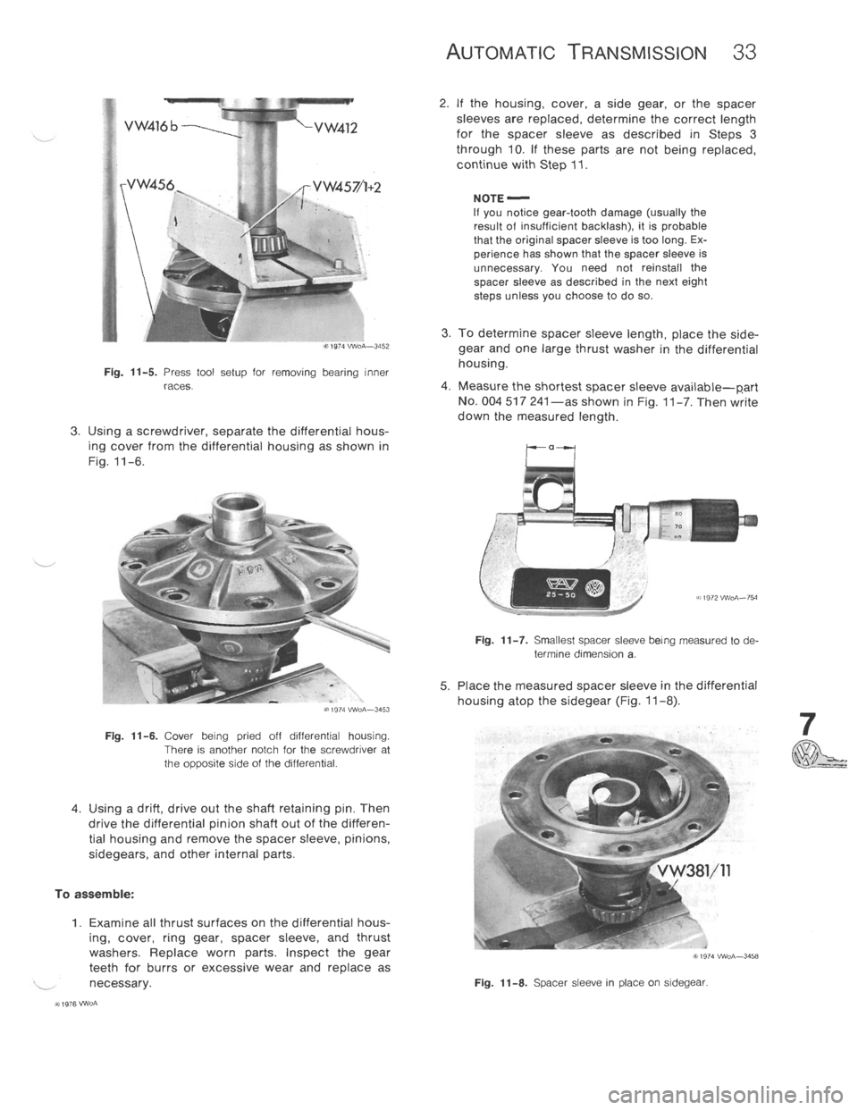 VOLKSWAGEN T2 1968  Service Manual 
