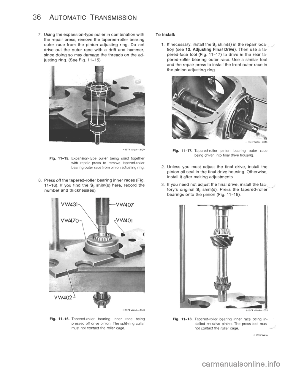 VOLKSWAGEN T2 1968  Service Manual 