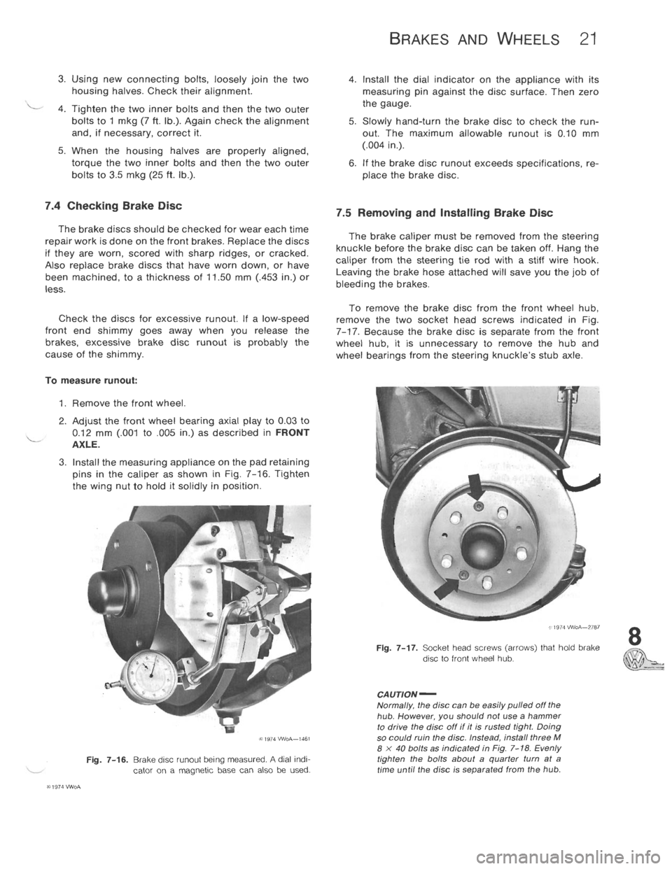 VOLKSWAGEN T2 1968  Service Manual 