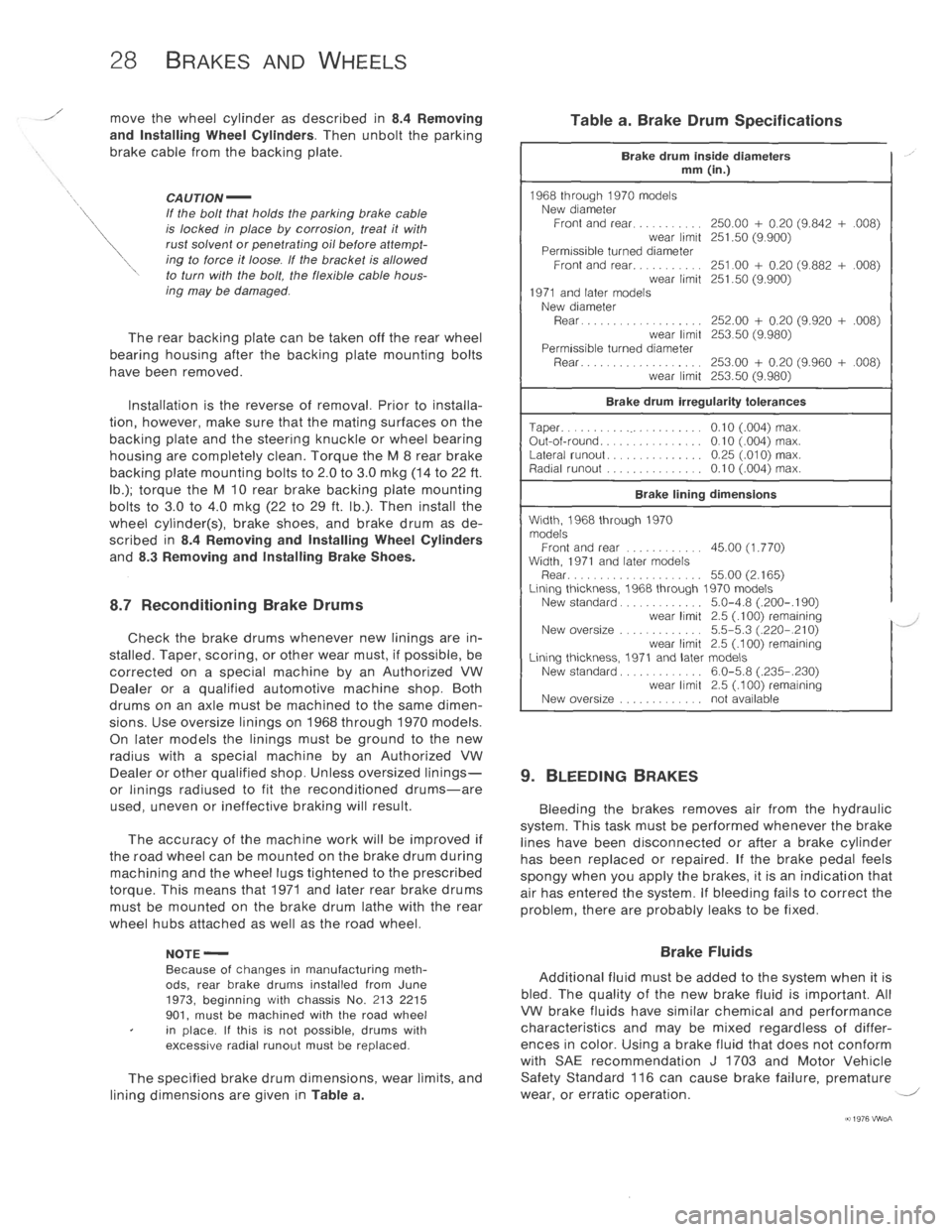 VOLKSWAGEN T2 1968  Service Manual 
