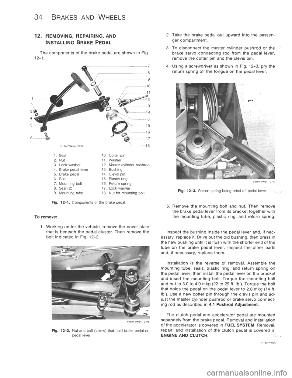 VOLKSWAGEN T2 1968  Service Manual 