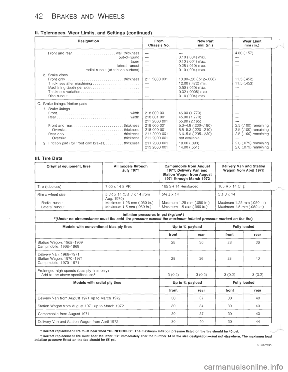 VOLKSWAGEN T2 1968  Service Manual 