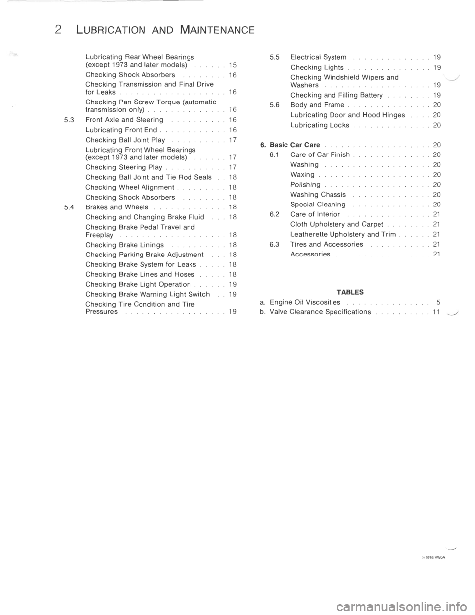 VOLKSWAGEN T2 1968  Service Manual 