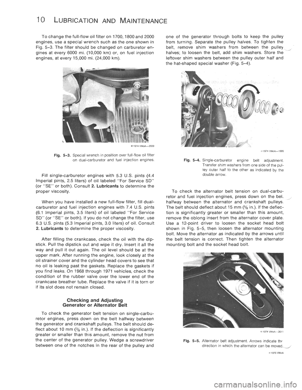 VOLKSWAGEN T2 1968  Service Manual 
