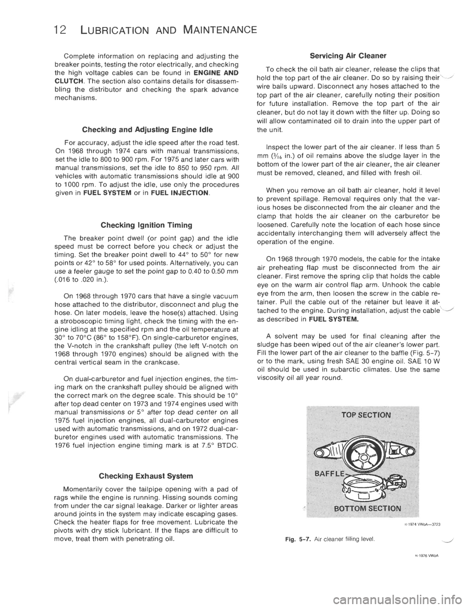 VOLKSWAGEN T2 1968  Service Manual 