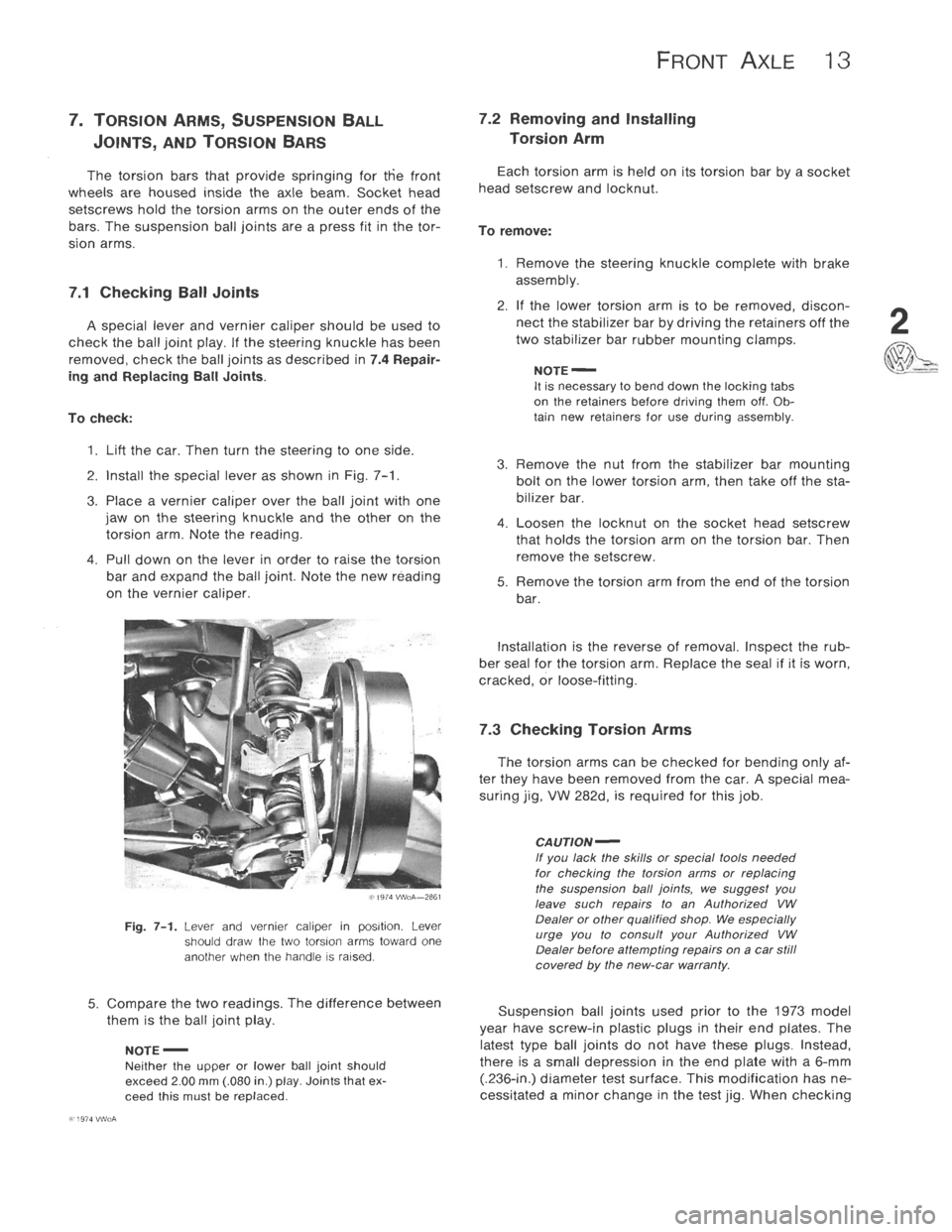 VOLKSWAGEN T2 1968 Manual PDF 