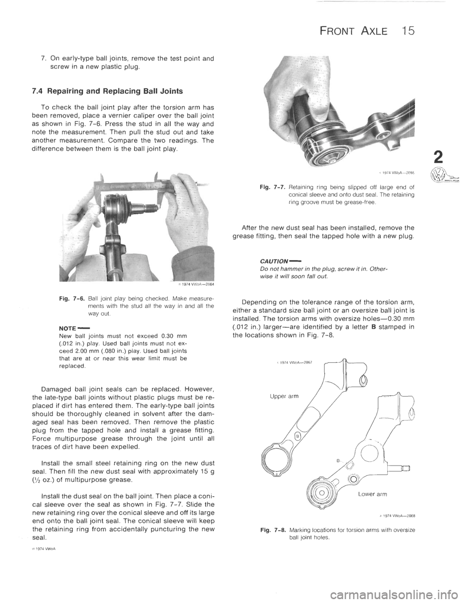 VOLKSWAGEN T2 1968 Manual PDF 